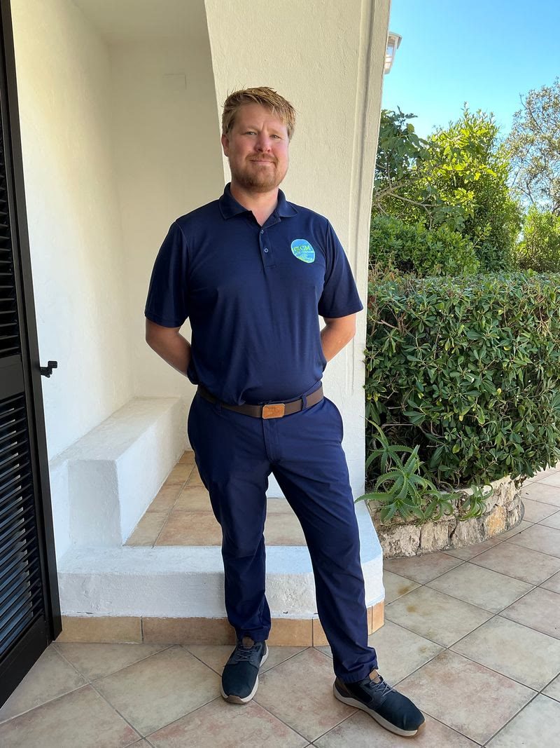 Morgan Helshoj, owner and operator of Green Clean Machine in McKinney, Texas